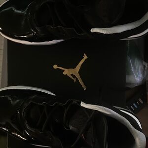 Michael Jordan Black and Gray Sneakers “Stay Loyal”  new in 23 paper & box.